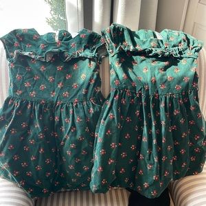 Carters 3T twin matching set. Holiday dresses